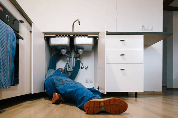 Professional Drain Cleaning technician working in Greenwich, KS